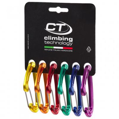Climbing Technology - Fly-Weight Evo - Schnappkarabiner Gr 6-Pack schwarz