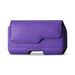 Reiko Horizontal Z Lid Leather Pouch Case for Samsung Galaxy S3/I9300 Purple