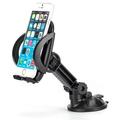 iPhone 6 Plus Premium Car Mount Dash Windshield Cradle Holder Stand Window Glass Swivel Dock Suction Adjustable R1L