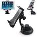 Car Mount Dashboard Windshield Rotating Holder Glass Swivel Cradle Stand Suction Black 8G for LG G Pad 8.0 8.3 F 8.0 X8.3 G5 G6 Stylo 3 V10 V20 - Motorola Droid Turbo 2 Moto Z Droid Force Droid
