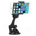 Samsung Galaxy J7 Easy Mount Car Holder Windshield Dash Cradle Window Rotating Dock Stand Strong Suction O3Q