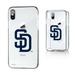 San Diego Padres Padres Insignia Clear Case for iPhone X