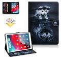 iPad Pro 11 inch Magnetic Flip Case Dteck Pattern PU Leather Folio Smart Cover with Auto Sleep Wake Stand Wallet Case For Apple iPad Pro 11 inch Wolf and Dog