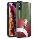 Mundaze Football Double Layer Hybrid Case Cover For Apple iPhone XS Max