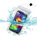 Premium Universal T-Clear Waterproof Case Bag (with Lanyard) for Samsung Galaxy S5/ S6 i537 (Galaxy S4 Active) Galaxy S 4 (I337/L720/M919/I545/R970/I9505/I9500) I425 (Galaxy Stratosphere III) Gala
