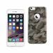 Iphone 6 Plus/ 6s Plus Shine Glitter Shimmer Camouflage Hybrid Case In Green