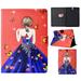 Galaxy Tab S3 9.7 SM-T820 Cases Covers Allytech Slim Fit Folio Style Book Cover Multi Angle Stand Auto Sleep Wake Protective Card Holder Case for Samsung Galaxy Tab S3 9.7 T825 2017 Butterfly Girl