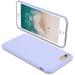 Reactionnx Phone Case for iPhone 8 /iPhone 7 Liquid Silicone Gel Rubber Case Soft Microfiber Cloth Lining Cushion Compatible with iPhone 8/ iPhone 7 LIGHT BLUE