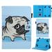 8.0 inch Universal Tablet Case Allytech PU Leather Flip Wallet Kids Case Smart Folio Stand Cover for Samsung Galaxy Tab A Tab 4 Tab E 8.0/ Huawei/ Lenovo Tab/ Fire HD 8 and More Small Dog