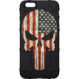 LIMITED EDITION - Authentic Made in U.S.A. Magpul Industries Field Case for Apple iPhone 6 Plus/ iPhone 6s Plus (Larger 5.5 Size) (Black Punisher (USA Flag)