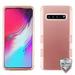 Samsung Galaxy S10 5G (6.7 ) Phone Case 3 in 1 Hybrid Impact Armor Hard PC & TPU Silicone Rubber Heavy Duty Rugged Bumper Shockproof Full Body Protective Case ROSE GOLD Cover for Samsung Galaxy S10 5G