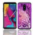 Phone Case for Straight Talk LG Stylo 5 /LG Stylo 5 /LG Stylo 5 Plus /LG Stylo 5V Studded Crystal Bling Cover Case (Dark Purple Butterfly)