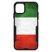 DistinctInk Custom SKIN / DECAL compatible with OtterBox Commuter for iPhone 11 (6.1 Screen) - Italy Flag Old Weathered Red White Green - Show Your Love of Italy