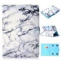 Universal 8.0 inch Tablet Case Allytech Stand Folio Wallet Kids Case for All 7.5-8.5 inch iPad Mini 1 2 3 4 Galaxy Tab A 8.0/ Tab E 8.0/ Tab S2 8.0 Amazon Fire HD 8.0 inch LG White Marble