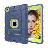 iPad mini Case; iPad mini 2 Case iPad mini 3 Case Dteck Shockproof Stand Kids Case Protective Cover Blue / Yellow