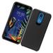 LG K40 Phone Case Protective Tuff Hybrid Drop Protection Shockproof Armor Dual Layer Rubber Rugged Silicone Gel TPU Cover BLACK Ultra Slim Hard Frame Bumper Case Cover for LG K40 [2019 Model]