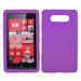 Solid Skin Cover Electric Purple For Nokia 820 Lumia 820