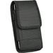 Rugged Nylon Vertical Holster Belt Clip Case COMPATIBLE With Otterbox Defender[For Samsung Galaxy Galaxy S2 S3 S4 S5 S6 Edge Vertical]