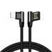 90 Degree Right Angle L Shape 6ft Long USB Cable for Verizon iPhone 7 - T-Mobile iPhone 7 - AT&T iPhone 6S Plus - Verizon iPhone 6S Plus - Sprint iPhone 6S Plus - T-Mobile iPhone 6S Plus