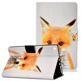 Allytech Kindle Fire HD 8 Case 2018 /2017/2016 8th 7th 6th Generation Case Slim Stand Smart Cover Auto Sleep Wake Girls Shockproof Cards Holder Wallet Case for Amazon Fire HD 8 Cute Fox