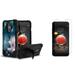 Beyond Cell Dual Layer Shockproof Stand Case (Mystic Flowers) for LG Tribute Empire with Tempered Glass Screen Protector and Atom Cloth