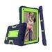 For RCA Voyager 7 inch Case RCA Voyager ll 7 Mignova Heavy-Duty Drop-Proof and Shock-Resistant Rugged Hybrid Case(with Built-in Stand) For RCA 7 inch Voyager 2016 / 2017 Tablet (Navy Blue+Green)