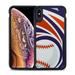 Apple iPhone XS Max (6.5 inch) (2018 Model) Phone Case Ultra Slim Hybrid Shockproof Armor Impact Rubber Hard Soft Protective Rugged Case Cover Home Run Baseball Phone Case for iPhone XS Max (6.5 )