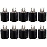 USB Wall Charger Adapter 1A/5V 10-Pack Travel USB Plug Charging Block Brick Charger Power Adapter Cube Compatible with iPhone Xs/XS Max/X/8/7/6 Plus Galaxy S9/S8/S8 Plus Moto Kindle LG HTC Google