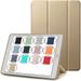 DuraSafe Cases for iPad 7th 8th 9th Gen 2019 / 2020 / 2021 - 10.2 Inch [ iPad 9 8 7 ] MW762LL/A MW742LL/A MYLC2LL/A MYL92LL/A MYLA2LL/A Smart Auto Sleep/Wake with Honeycomb TPU Back Cover - Gold