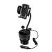 Scosche UH2PCUP Powerhub 4â€� Adjustable Arm and Cup Holder Car Mount Black