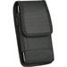 Rugged Nylon Vertical Holster Belt Clip Case COMPATIBLE With Otterbox Defender[For Blackberry Classic Q20]
