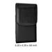 Vertical Leather Pouch Carrying Case with Swivel Belt Clip Holster For BlackBerry DTEK50 Devices - (Fits With Otterbox Defender Commuter LifeProof Cover On It)