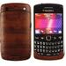 Skinomi Phone Skin Dark Wood Cover+Screen Protector for BlackBerry Curve 9360