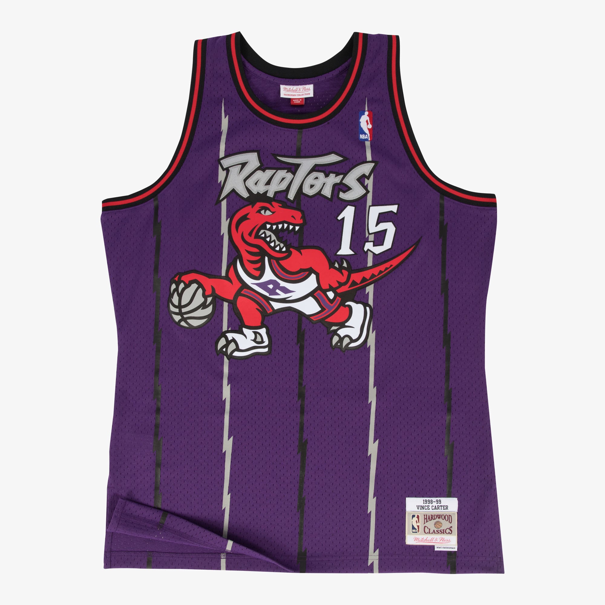Maillot Swingman Extérieur Toronto Raptors 1998-99 Mitchell & Ness – Violet – Vince Carter - Homme Taille: M