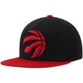 "Casquette Snapback en laine bicolore Mitchell & Ness pour hommes, noir/rouge, Toronto Raptors - Homme Taille: OSFA"