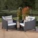 Antibes Outdoor Wicker Club Chairs (Set of 2) by Christopher Knight Home