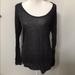 American Eagle Outfitters Tops | Burnout Top | Color: Gray | Size: L