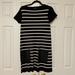 Zara Dresses | Basic Knit Dress From Zara - Size M | Color: Black/White | Size: M