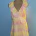Free People Dresses | Free People Neha Ruffled Wrap Dress-Ooak | Color: Pink/Yellow | Size: L