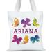 Custom Butterfly Kids Tote Bag, Sizes 11" x 11.75" and 15" x 16.25"