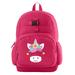 Personalized Big Face Pink Backpack - Unicorn