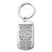 AM Landen To My Daughter from Dad Personalized Stainless Steel Engraved Photo Dog Tag Key-chain