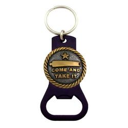 Texas Come and Take It Soda Beer Bottle Opener Keychain