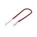 Flexible Lobster Clasp Stretch Coiled Cord Keychain Key Holder 42.5cm Long Red Keychain