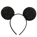 Disney Mickey Mouse Glitter Black Ears Headband