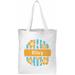Personalized Island Flowers Tote, Available in 3 Colors
