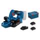 Rabot 18V Bosch GHO 18 V-LI + 2 batteries Procore 4Ah + chargeur en coffret L-BOXX - BOSCH