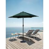 Davee Furniture 7.5 Ft Green Market/Patio Umbrella with Base Included