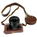 Portable PU étui en cuir sac pour appareil photo pour Fujifilm count10 X-T20 count20 X-T30 count30II