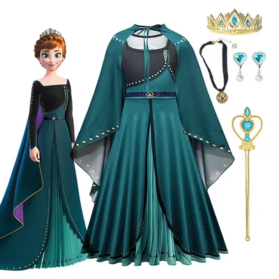 Robe de princesse Disney Frozen 2 pour filles vêtements de fête d'anniversaire pour enfants